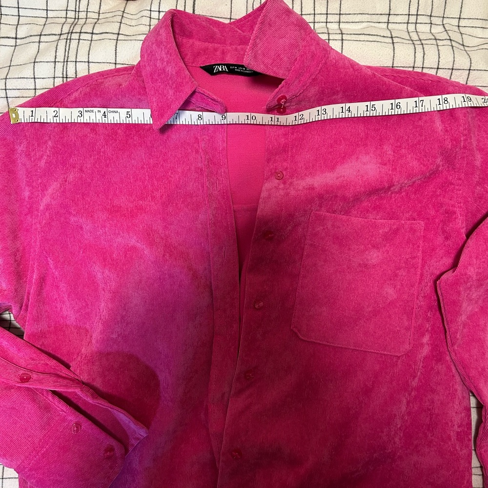 Zara Pink Button-Up